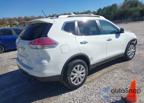 2016 Nissan Rogue S из США, поврежденный, VIN KNMAT2MT2GP678035